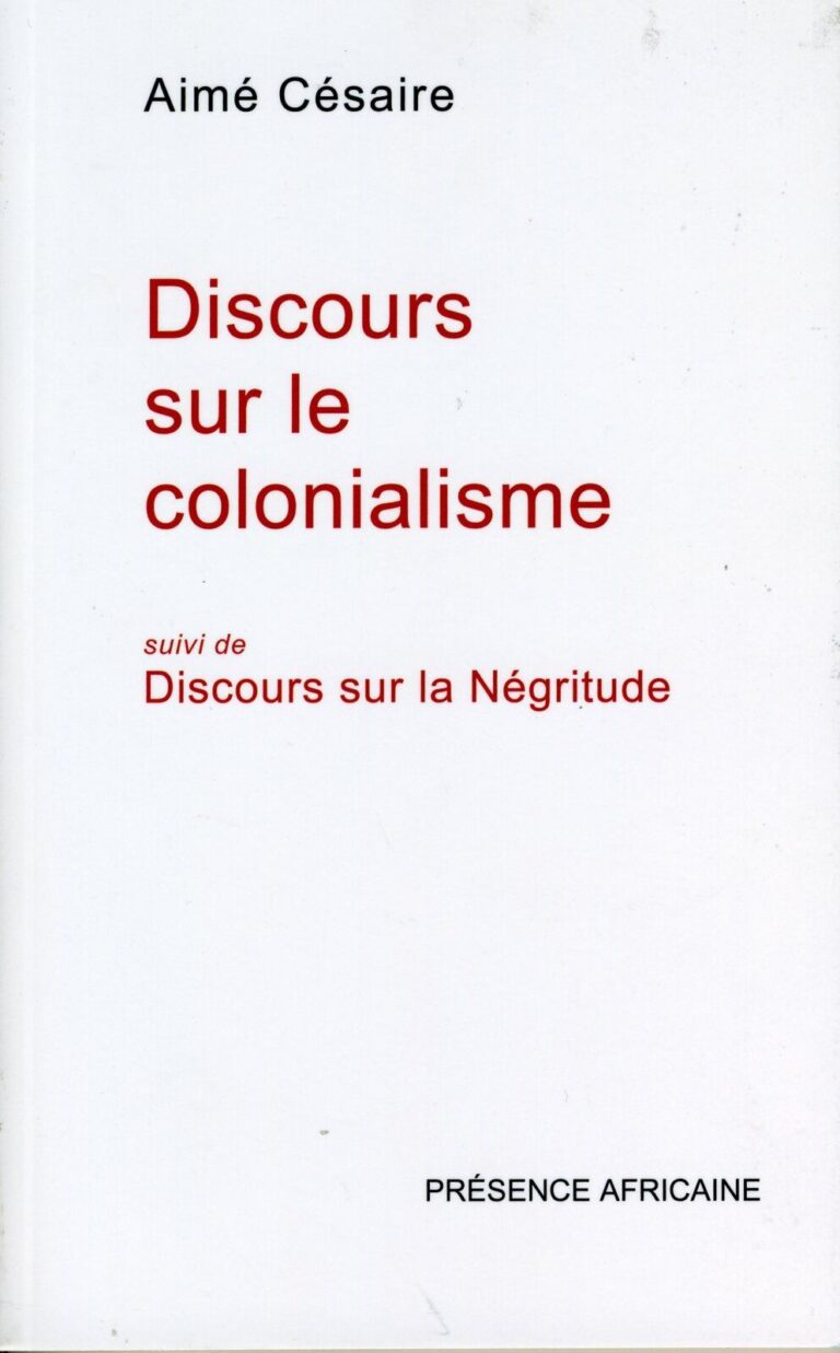 غلاف كتاب «Discours sur le colonialisme. Discours sur la négritude»